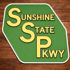 Sunshine State Parkway Road Sign Highway Interstate Freeway Florida Travel